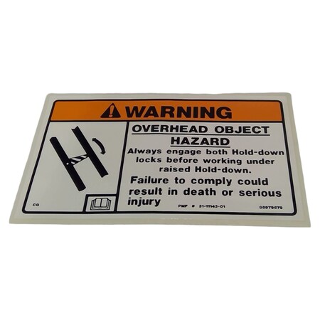 Cnh DECAL, CNH OEM 86979679 86979679