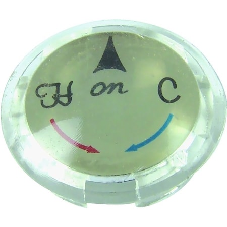 Danco Faucet Index Button, 1516 in OD, Acrylic 80970