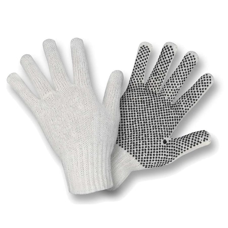 Cordova Glove, Machine Knit, PVC Dots, Economy, PK12 3801L
