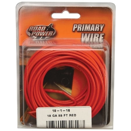 Southwire WIRE PRIM RED 33FT CD 18GA 55667433/18-1-16