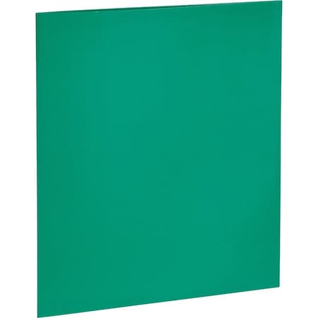 Business Source Letter Pocket Folder, Green, 25PK BSN44427