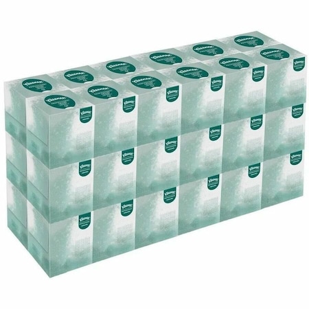 Kleenex Naturals Facial Tissue, White KCC21272