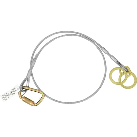 Ironwear 6 ft Carabiner Sling Anchor w/ D Rings & Carabiner 2370