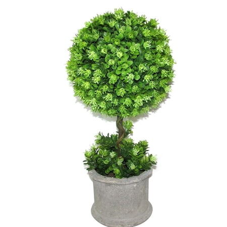Vaser Designs 16.5 in. Artificial Topiary Tree VA3009369