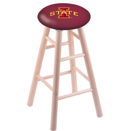 Holland Bar Stool Co Maple Bar Stool, Natural Finish, Iowa State Seat RC30MSNat
