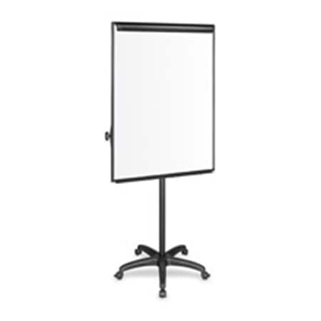 Strategy Agon Bi-silque Visual Communication Product- Inc.  Presentation Easel- Platinum- Magnetic- Silver ST811653