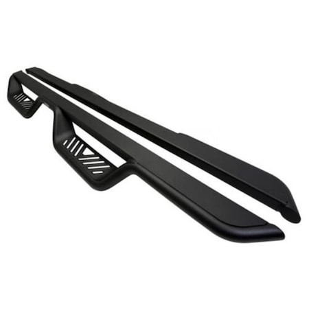 Perfectpitch Outlaw Drop Nerf Step Bars for 2018 Wrangler Jl Unlimited, Textured Black PE3648517