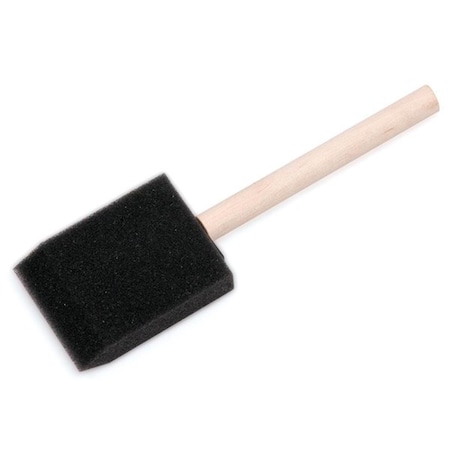 Linzer 8500 3 in. Economy Foam Brush with Wood Peg Handle 398200550