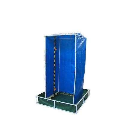 Fsi Decontamination Shower, 7ft H, 4ft L, 4ft W F-EC-PVCWP
