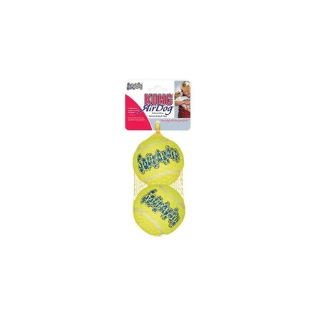 Phillips Pet Food Supply SqueakAir Dog Toy, L, Squeaker, Ball, Yellow, 2/PK AST1