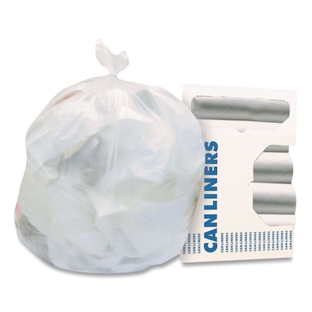 Heritage 30 gal Trash Bags, 30 in x 36 in, Premium, 0.65 mil, Clear H6036HC