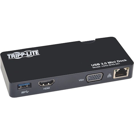 Tripp Lite USB 3.0 Dock, Mini, HDMI, VGA, Ethernet U342-SHG-001