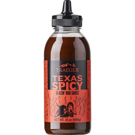 Traeger Texas Spicy BBQ Marinade, Texas Spicy, 16 oz, Bottle SAU066
