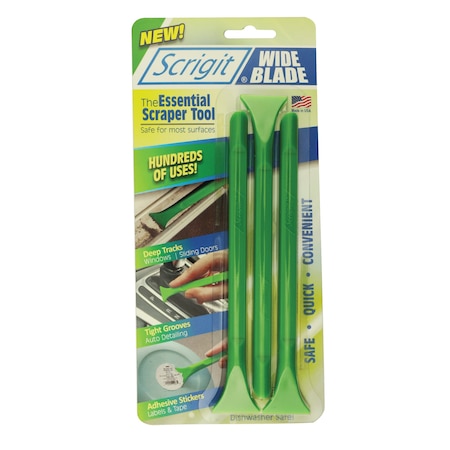 Scrigit WIDE BLADE 3PK GREEN 8626