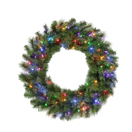 Puleo Asia Ltd HW 30 Multi Art Wreath 277-W8208-30LM3K1