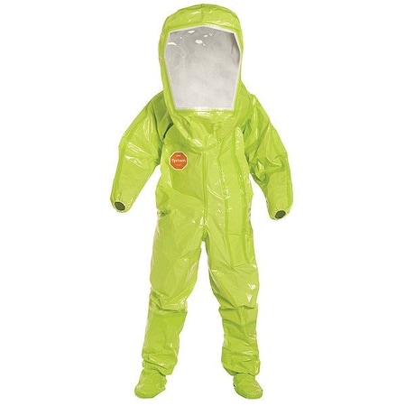 Dupont Encapsulated Suit, Yellow, 40 mil Thick TK527TLYMD000100