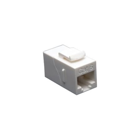 Hubbell Premise Wiring Hubbell SFC6BK Cat.6 Inline Keystone Coupler - 1 x RJ-45 Network Female - 1 x RJ-45 Network Female - Black SFC6BK