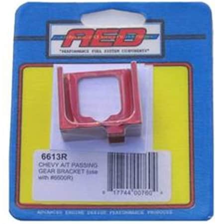 Advanced Engine Design 6613R Billet Transmission Kickdown Brackets for 6600 GM, Red AED6613R