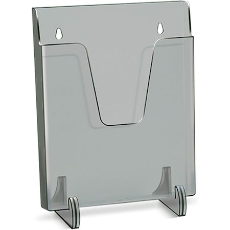 Acrimet Pocket File Holder Vertical Brochure Display (Wall or Countertop, Letter, Smoke) 863.1