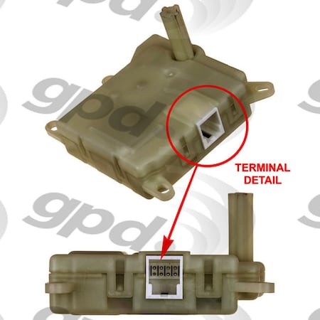 Global Parts Distributors HVAC Actuator 1711907