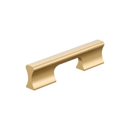 Amerock Status 3 inch or 3-3/4 inch 76mm or 96mm Center-to-Center Champagne Bronze Cabinet Pull BP36837CZ
