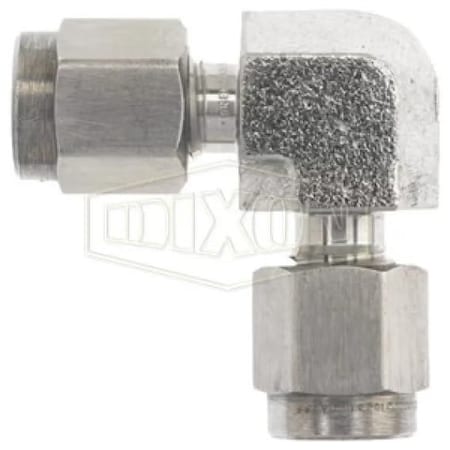 Dixon The Right Connection Instrumentation Union Elbow, 3/8 in, Tube, 316 SS, Domestic 6-DELU-6