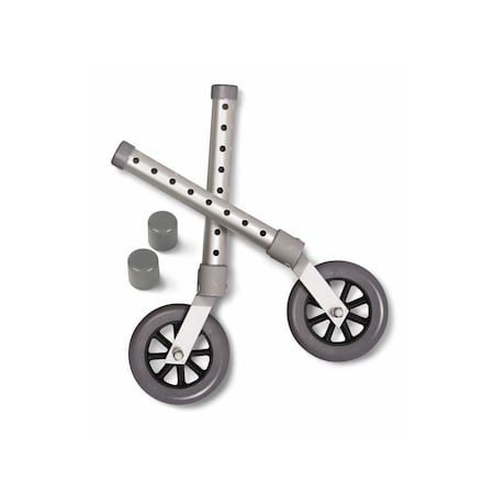 Medline 5in Swivel Casters for Walker with 1in Tubing MDS86615SW5
