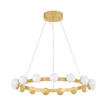Corbett Lighting Linus 29.5 in. Chandelier Vintage Brass 484-30-VB