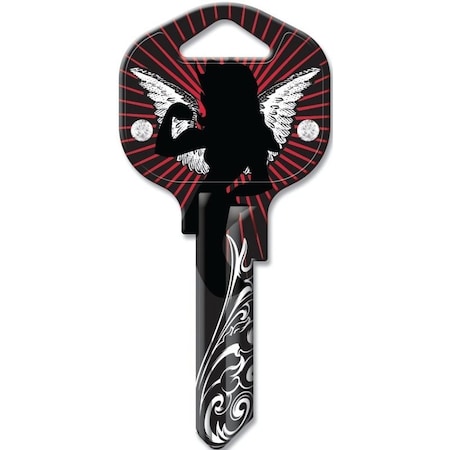 Hy-Ko Key Blank, For Kwikset KW1, Titan KW10 Keyways 16005KW1-FRBL