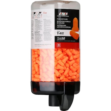 Pip Prefilled Mega T-Fit Ear Plug Refill Canister 32 NRR-500 Pairs 267-HPDR510-500