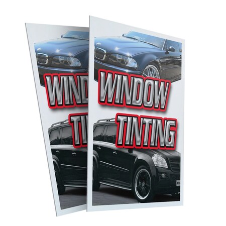 Signmission Window Tinting, Plastic Signs Only 24 Inch x 36 Inch, Corrugated Plastic, 2PK CSB-2436-2PACK-Window Tinting