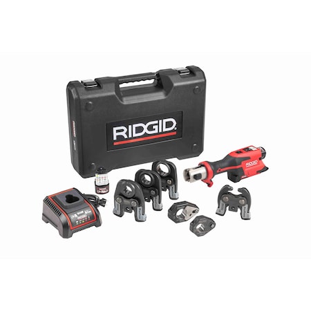 Ridgid RP 251 Compact Cordless Press Tool Kit, For 1/2 in to 1-1/2 in 12 V 78228