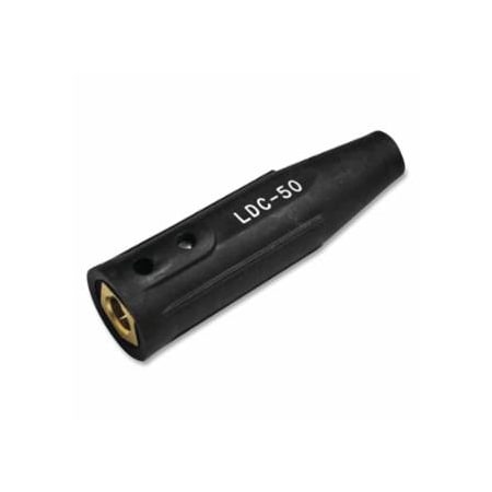 Lenco International DINSE Type Cable Connector, Female Connection, 4 thru 1/0, Single Oval thru 380-05436