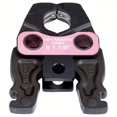 Rothenberger Press Jaw, Steel, 1 1/8 in Pipe Size 1000001756