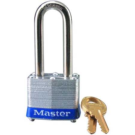 Master Lock 1-5/16 in. H X 1-5/8 in. W X 1-9/16 in. L Laminated Steel Double Locking Exterior Padloc 3DLH
