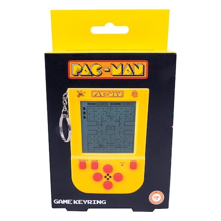 Pac-Man Game Keyring Arcade Yellow/Red 320122
