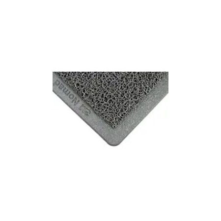 3M Entrance Mat, Vinyl, 7/16 in Thick, Gray, 3 ft W x 5 ft L 6050