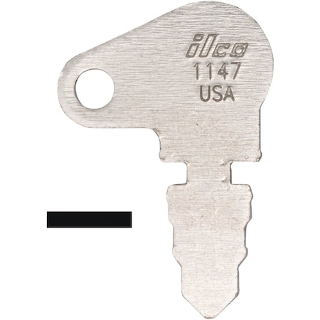 Ilco 1147 Golf Cart/Yard Tractor Trac Key Blank, 10PK IAD01009002
