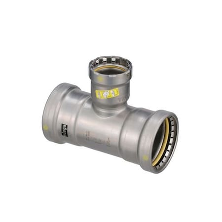 Viega MegaPressG tee P1 2.5 P2 2.5 P3 1.5 carbon steel zinc-nickel coating 28675