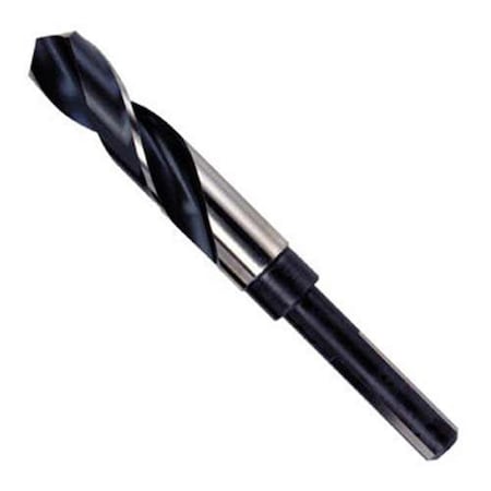 Hanson 1.13 in. Silver and Deming High Speed Steel Fractional .5 in. Reduced Shank Drill Bit HAN90172