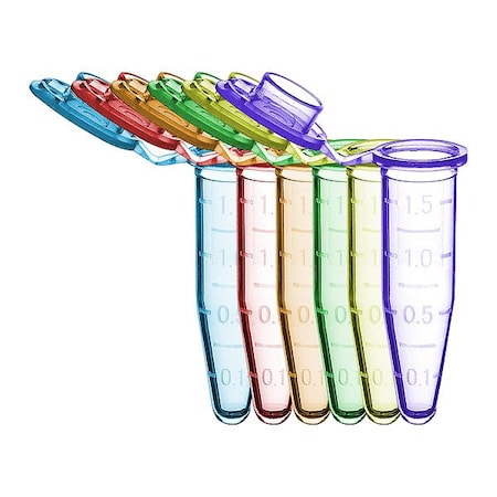 Zoro Select Microcentrifuge Tube, 0.41 in Dia, PK500 C2000-AST
