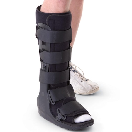 Medline Black Deluxe Leg Walker, Tall, Size L ORT28110L