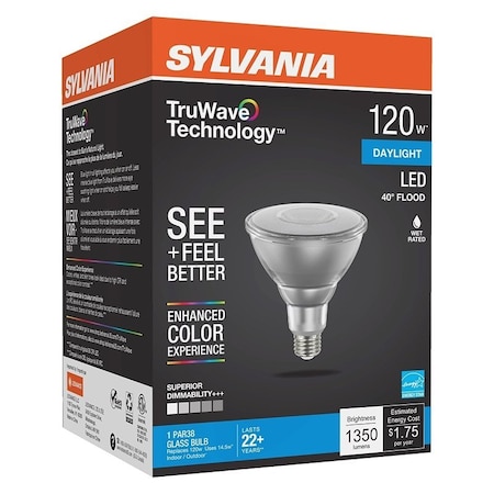 Sylvania Base, Dimmable, Clear, Daylight 41866/40906