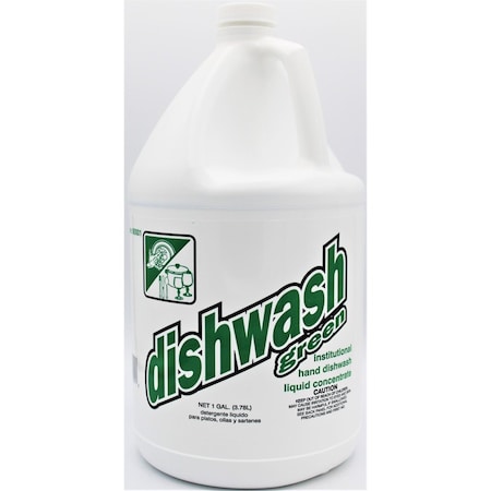 Hospeco Dishwash Green - Case of 4 Gallons 60001