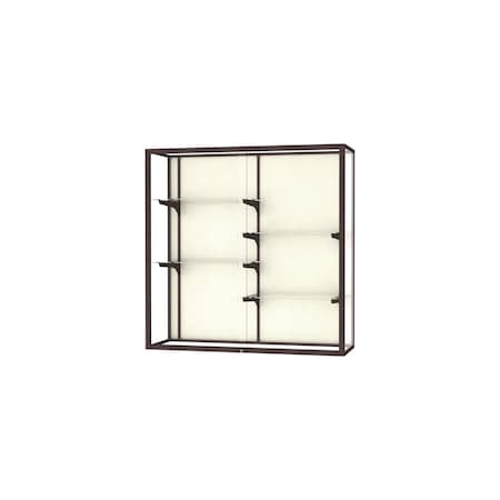 Ghent Champion Wall Case Display 48x48x16, Plaque, Bronze 2040-4-PB-BZ