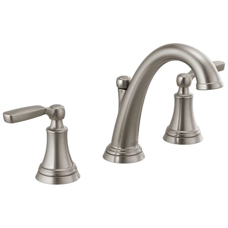 Delta Woodhurst Two Handle Widespread Bathroom Faucet 3532LF-SSMPU
