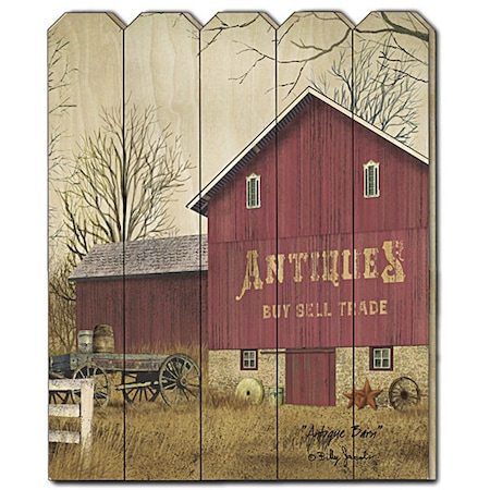 Homeroots Antique Barn 1 Unframed Print Wall Art 404533