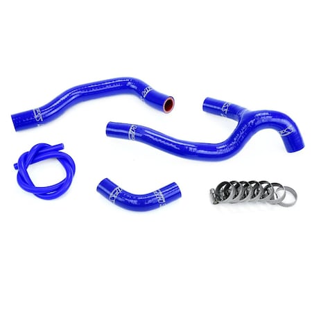 Hps Performance High Temp Reinforced Silicone Radiator Coolant Hose Kit, Blue, 57-1237-BLUE