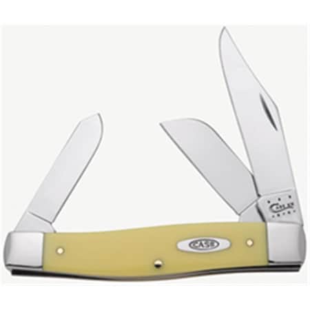 Case Knife Yellow Handle Large Stockman C00203