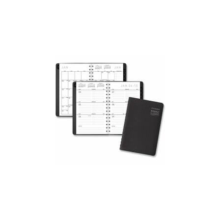 At-A-Glance Planner, 4-7/8 x 8", Simulated Suede 70-100X-45